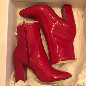 Red Aurella ALDO Boots
